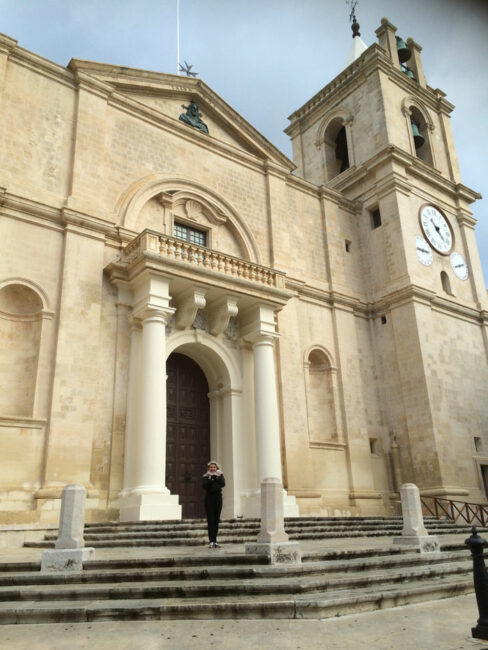 23 février 2018. MALTE, Cathédrale de La Valette