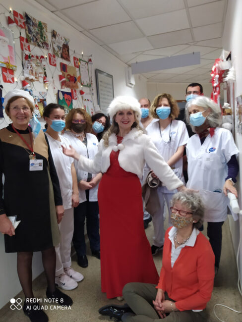 23 décembre 2020. MONTPELLIER, CHU, Unité Accompagnement de Soins Palliatifs, avec l’Association JALMALV, Jusqu’à la Mort Accompagner la Vie, présidée par Madame Thérèse LAPORTE.