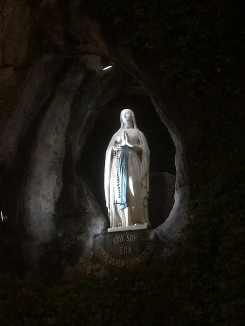 14 août 2019. Lourdes (65), Assomption de la Vierge Marie, messes et processions