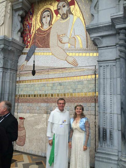 5 octobre 2016. Pèlerinage du Rosaire à Lourdes avec les Dominicains, Messe d’ouverture.