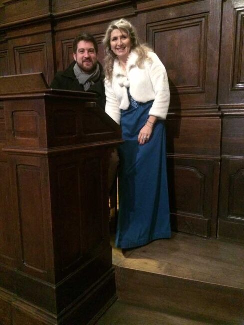 8 janvier 2017. Chants de Noël pour la messe de l’Epiphanie en l’église Saint-Saturnin de Pont-Saint-Esprit accompagnée de François-Xavier Roux, titulaire des orgues.