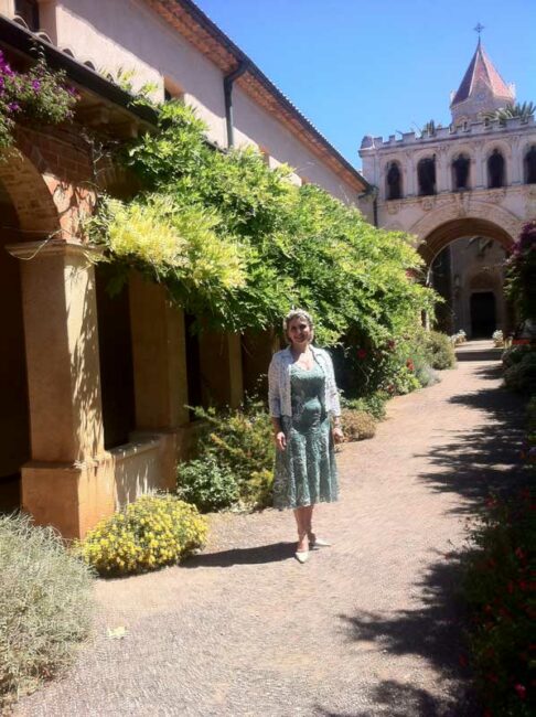 20 mai 2015. Cannes: Festival Sacré de la Beauté, ile Saint-Honorat, messe chantée, monastère de Lérins