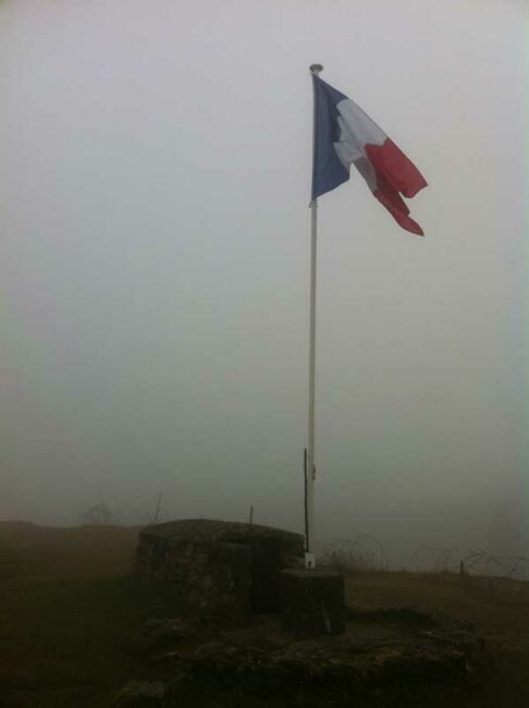 1 novembre 2015. A Verdun, au Monument à la Victoire, Nathalie a chanté a cappella des chants de l’album 14-18, entre autre « Verdun! On ne passe pas » pour l’arrivée de la Flamme dans la Cité de la Paix. Elle a ému le public…